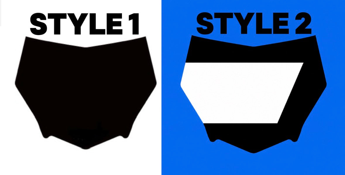 Custom Motocutz style plate decal