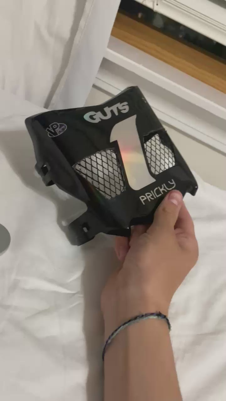 Vented Motocutz style plate with decal